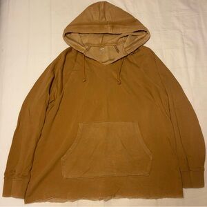 Aerie Every Day Hoodie, golden oak color.